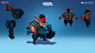 Planet of Heroes: Skins for Magnum, ROOM 8 STUDIO : Magnum is a ranged damage dealer equipped with a cannon containing a surprising amount of versatility. The full roster of gadgets at his disposal includes a flamethrower, a net launcher, and the cannon i