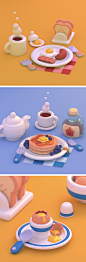 Breakfast on Behance