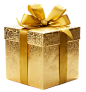 c4d 立体元素 立体彩色球 大促气氛元素 立体礼物盒 立体金色礼盒 免抠PNG