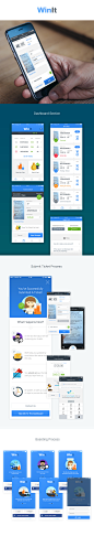 WinIt App : Recently we did a redesign on an app that helps you fight your parking tickets. This app is made up of 3 main sections; Boarding, Submit Ticket and Dashboard.
