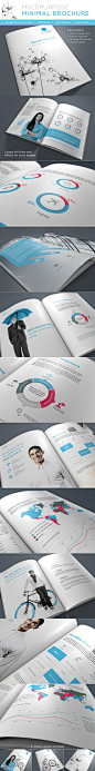 Multipurpose Minimal Brochure on Behance@北坤人素材