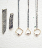 geometrics necklaces, ripe goods