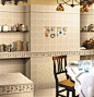 厨房简约俏皮墙砖装修效果图—土拨鼠装饰设计门户