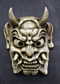 Oni Mask in Antique white by Faust-and-Company on deviantART