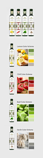 OVIEDO Olive Oil Label Design by OXIMORON 橄榄油 包装 品牌 设计 辣椒 大蒜 柠檬