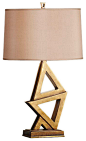 Firenze Gold Lamp contemporary table lamps