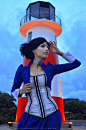 There's always a lighthouse... by AngelaBermudez on DeviantArt: 
