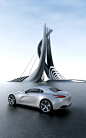 Peugeot SR1 - Architecture : Creation of a the virtual architecture created for the concept-car Peugeot SR1, as an environment for the CGI pictures.