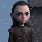 Winter is here, Guzz Soares : Arya Stark from Winterfell