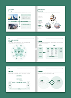 下下亩采集到版式设计-折页 画册