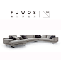 富沃斯poliform意式经典设计简约现代布艺北欧家具大转角沙发-淘宝网