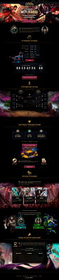 Game Landpage League of Legends 5 : Gaming landing page from scratch, PSD to HTML5/CSS/JS, web design, UI/UX, League of Legends or any other content