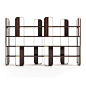 Freestanding steel and wood bookcase GISELLE by Capital Collection