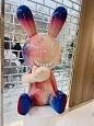 玻璃钢抽象动物雕塑兔子现代家居商场售楼处美陈摆件软装饰品定制-淘宝网