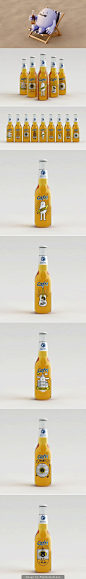 How cute is this Cafri beer packaging from Sticky Monster Lab curated by Packaging Diva PD created via http://www.stickymonsterlab.com/?portfolio=cafri-x-sticky-monster-lab: 