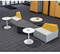 办公室公司接待会客商务洽谈休息区简约现代休闲创意异形沙发组合-淘宝网