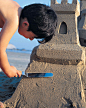 How to Build a Sand Castle : Building a castle is buckets of fun, so why not make a few with your kids at the beach this summer? All you need are sand, water, household items, and some helping hands.