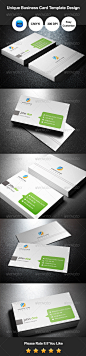 Unique Business Card Template Design - Corporate Business Cards