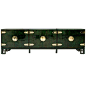 Malachite Inspired Triple Cabinet Credenza by Mastercraft | From a unique collection of antique and modern credenzas at http://www.1stdibs.com/furniture/storage-case-pieces/credenzas/: 