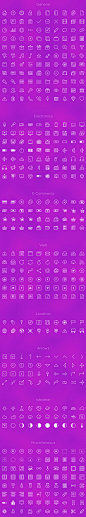 Free Line Icon Set (450 Icons)