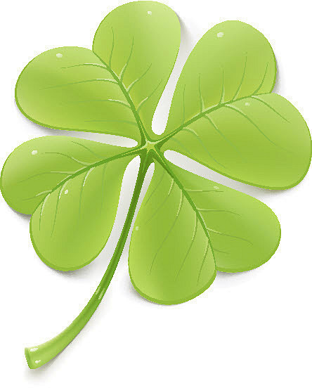 四叶草 four-leaf clover