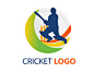 cricket vector logo templates