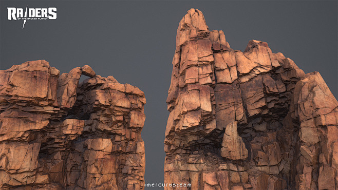 Arid rocks & cliffs ...