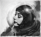 XSA personal image: "a study of Audrey Hepburn that turned into an astronaut".