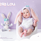 儿童摄影主题服装满月百天照星黛露兔子造型道具影楼宝宝拍照服饰