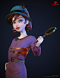 Lady Detective (Game Model), , YuZach - CGSociety