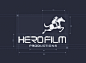 Herofilm corporate identity on the Behance Network