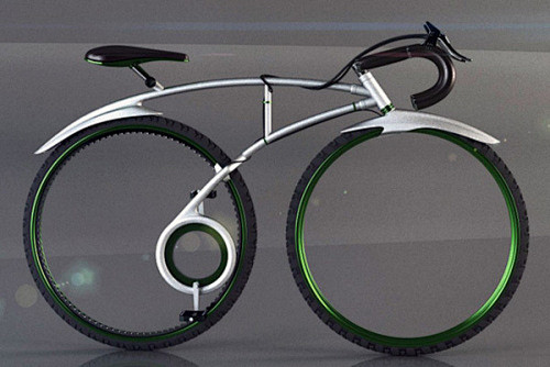 齿轮驱动概念自行车(多图)