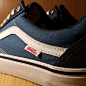 正品VANS PRO SKATE OLD SKOOL CLASSIC经典蓝色海军蓝os低帮男鞋-淘宝