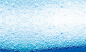 蓝色水玻璃花纹banner海报
