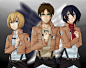 Shingeki no Kyojin by ByLeapsAndBounds