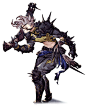 Rairyuu Character Art from War of the Visions: Final Fantasy Brave Exvius