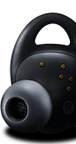 Samsung Gear IconX : Plug the Gear IconX earbuds in and go for a run. Stay pumped up with your favorite tracks and pace yourself the help of a voice guide. All without wires, without your phone.