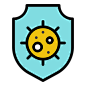 Coronavirus protection icon