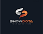 SHOWDOTA - logo设计分享 - LOGO圈
 S字母 SD字母 金属感 字母设计 科技