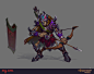 Skeleton archer, Alexander Bocharov : Concept for Action RPG MOBA game Juggernaut Wars.