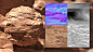 Desert Rock Cliff - Substance Designer., Pierre FLEAU : Rock material done in Substance designer.<br/>Rendered in Marmoset Toolbag.