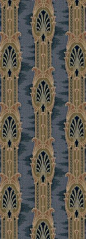 Neo-Classical Stripe - Historic Wallpapers - Victorian Arts - Victorial Crafts - Aesthetic Movement