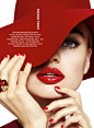 Milou Sluis is Red Hot in Cosmopolitan’s February Issue by Jamie Nelson