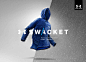 Under Armour: SWACKET : Images created for launch of Swacket for Under Armour... part sweatshirt, part jacket.Full Jackets were created CGI using marvelous designer and MODO.Macro details were shot in studio and post processed to match campaign.CD: Christ