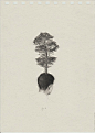 哥伦比亚视觉艺术家 Juan Osorno 的小画，这些作品有着博物学复古插图和拼贴艺术的影子，像是一个神游者的课堂笔记，变成了一首首孤独的小诗。（ins：juan.osorno）【相关推荐：O尖峰视界】