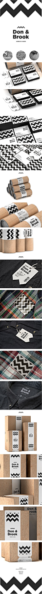 Don & Brook is a Cairo based menswear and lifestyle brand. Love this #identity #packaging #branding PD