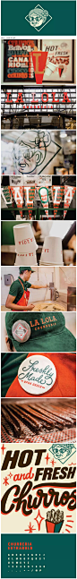 La Lola Churreria甜品餐厅品牌视觉设计 #设计#
