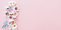 夏季粉色海报背景-粉色背景-粉色系-粉色设计-粉色素材-粉色背景banner
