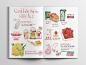 插画设计 新加坡旅行手册，水彩插画+手账排版的形式，介绍新加坡手信、景点、文化、小吃、娱乐……期待更多城市有这种美美的旅游手册！by Kaa studio ​​​​