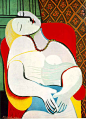 Pablo Picasso -- Le Rêve (1932) The dream 어린 소녀를 향한 자신의 성적욕구를 표현: 
